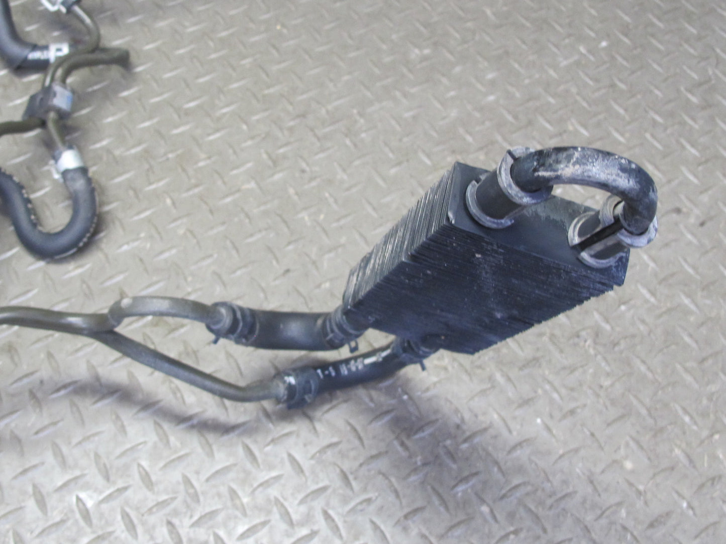 07-09 Nissan 350Z Z33 Convert Power Steering Oil Cooler Radiator w Hose Line OEM