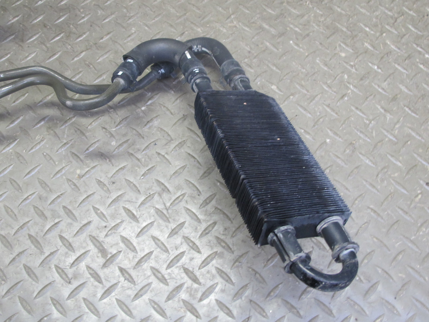 07-09 Nissan 350Z Z33 Convert Power Steering Oil Cooler Radiator w Hose Line OEM