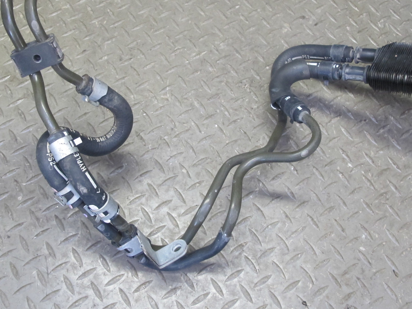 07-09 Nissan 350Z Z33 Convert Power Steering Oil Cooler Radiator w Hose Line OEM