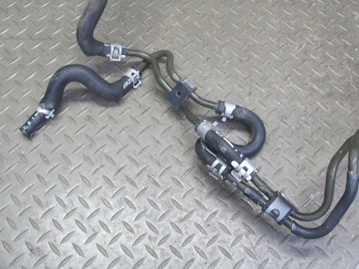 07-09 Nissan 350Z Z33 Convert Power Steering Oil Cooler Radiator w Hose Line OEM
