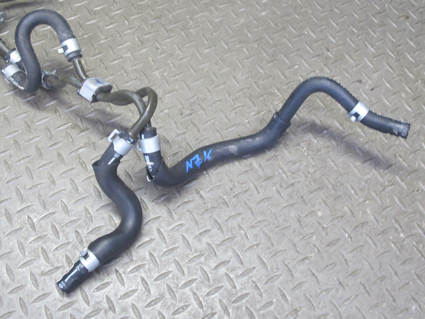 07-09 Nissan 350Z Z33 Convert Power Steering Oil Cooler Radiator w Hose Line OEM