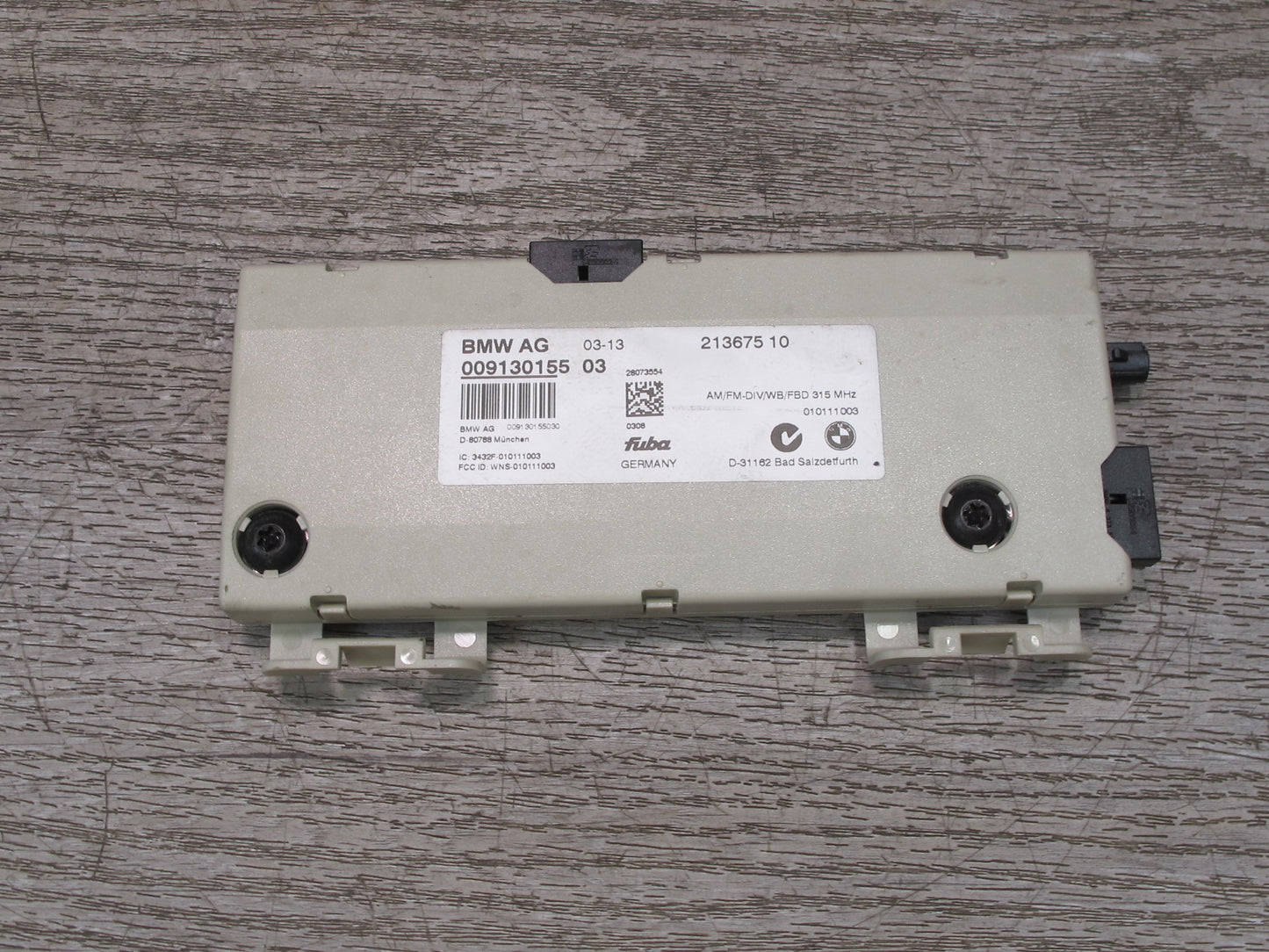 2008-2014 BMW E71 X6 X6M Diversity Radio Antenna Amplifier AMP Module 9130155