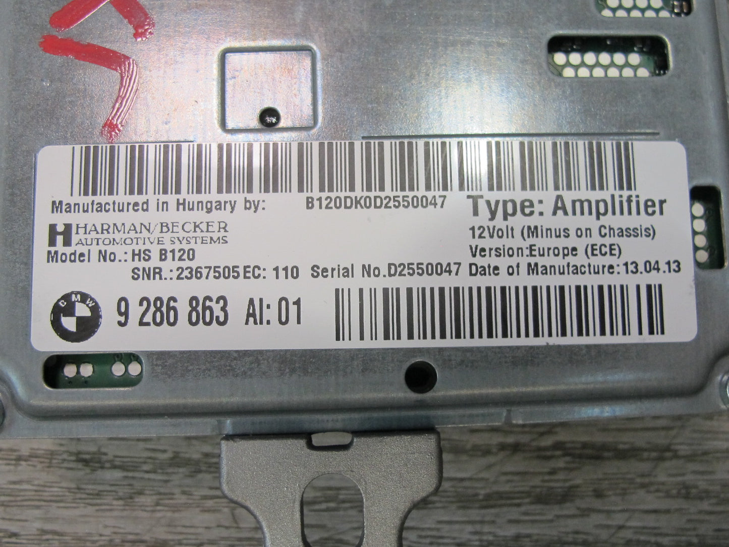 2013-2014 BMW E89 E70 E71 X6M Harman Active Sound Control Module 9286863