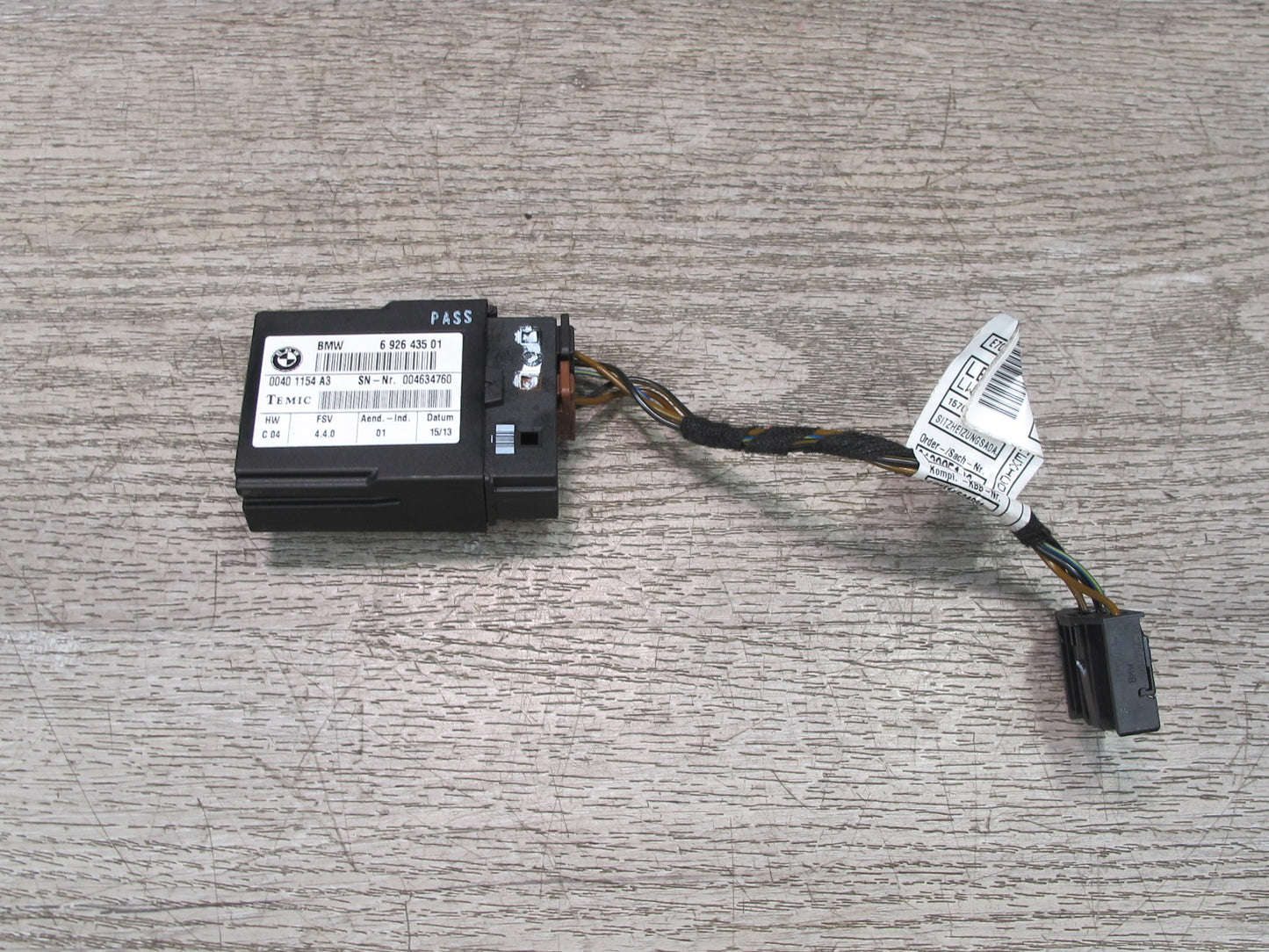 2008-2014 BMW E71 E72 X6 X6M Front Left & Right Heated Seat Control Module Set