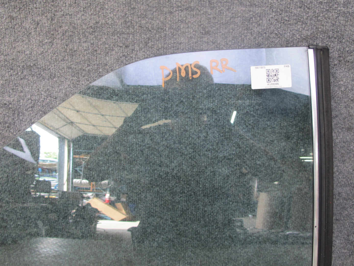 86-91 Mercedes W126 C126 Coupe Rear Right Quarter Glass Window OEM