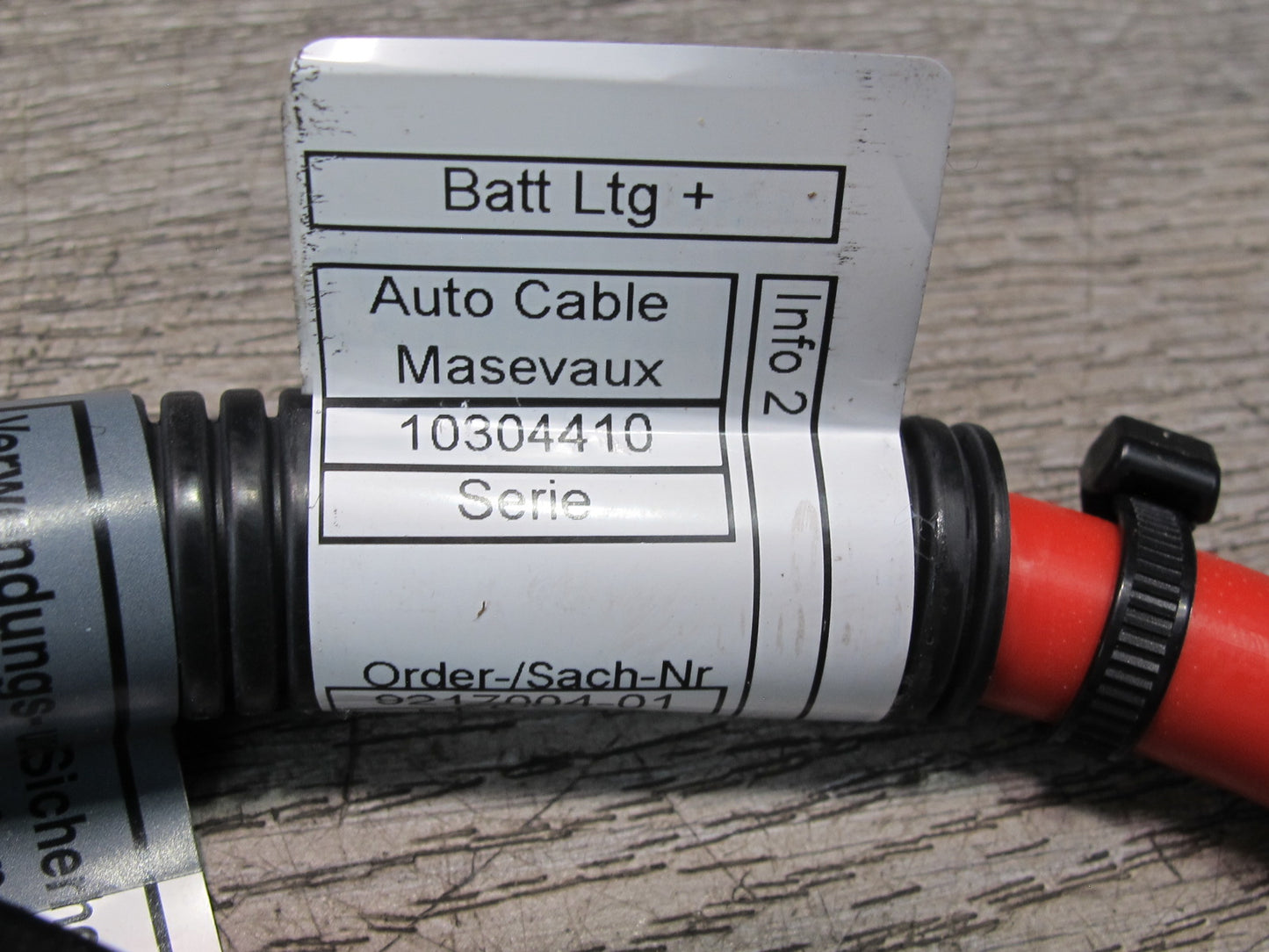 2008-2014 BMW E71 E72 X6 Battery Negative Cable 7603567