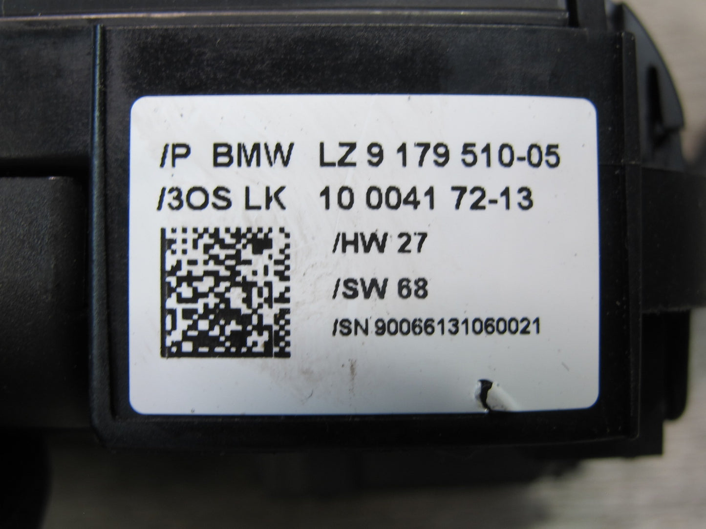 2010-2014 BMW E71 X6M Steering Column Turn Signal Wiper Multi Switch 9179510