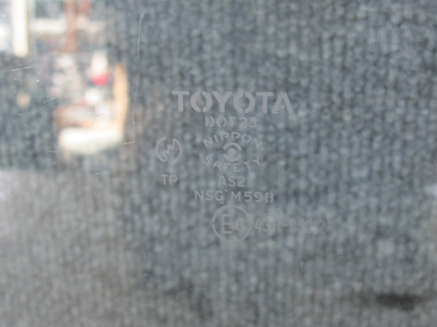 86-92 Toyota Supra MA70L MK3 Left Driver Door Glass Window OEM