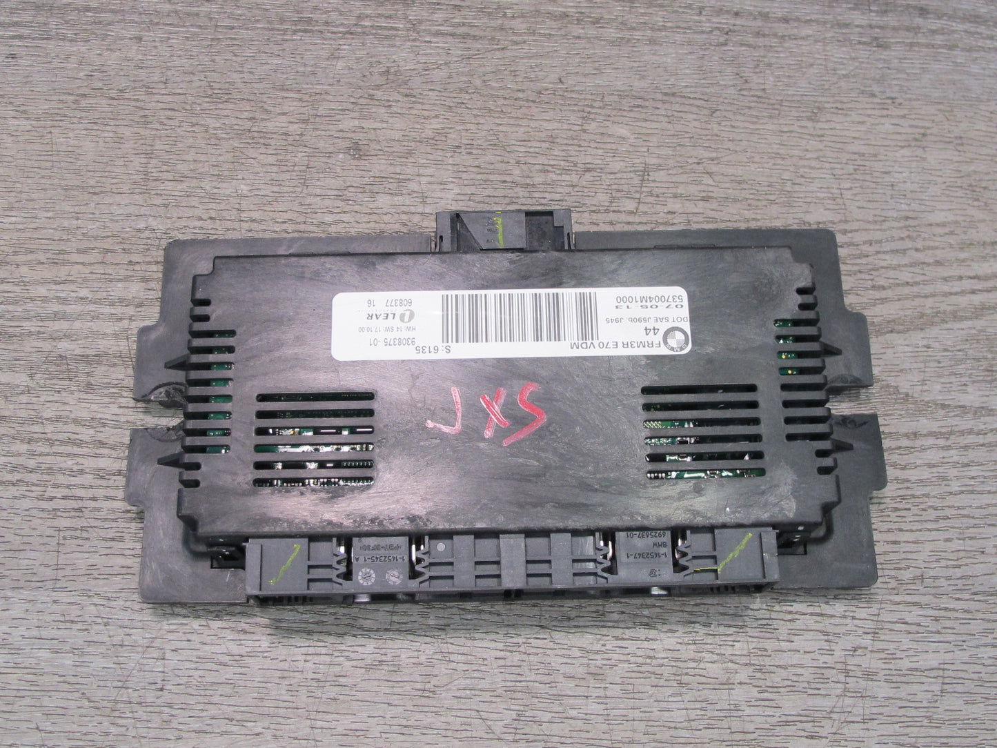 10-14 BMW E71 E72 X6 X6M FRM3R Footwell Adaptive Light Control Module 9308375
