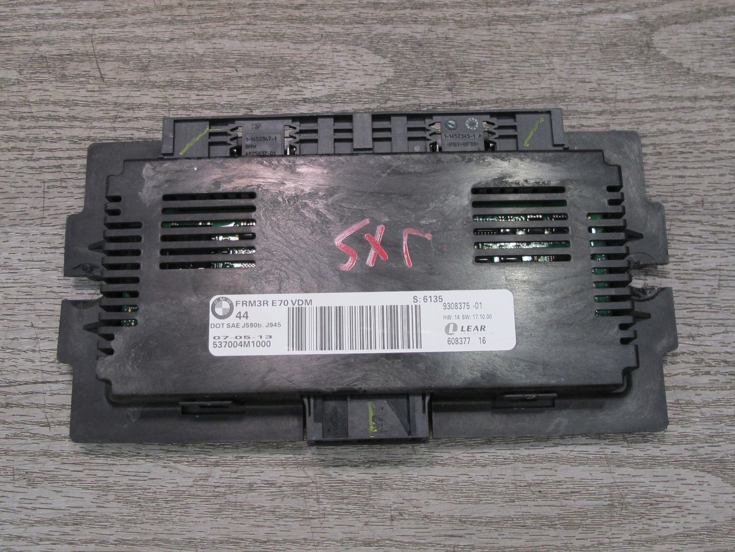 10-14 BMW E71 E72 X6 X6M FRM3R Footwell Adaptive Light Control Module 9308375