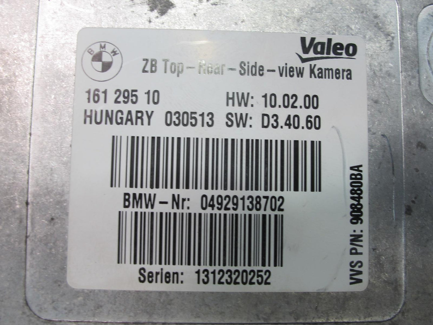 2008-2014 BMW E71 E72 X6 Rear View Camera Control Module 9291387