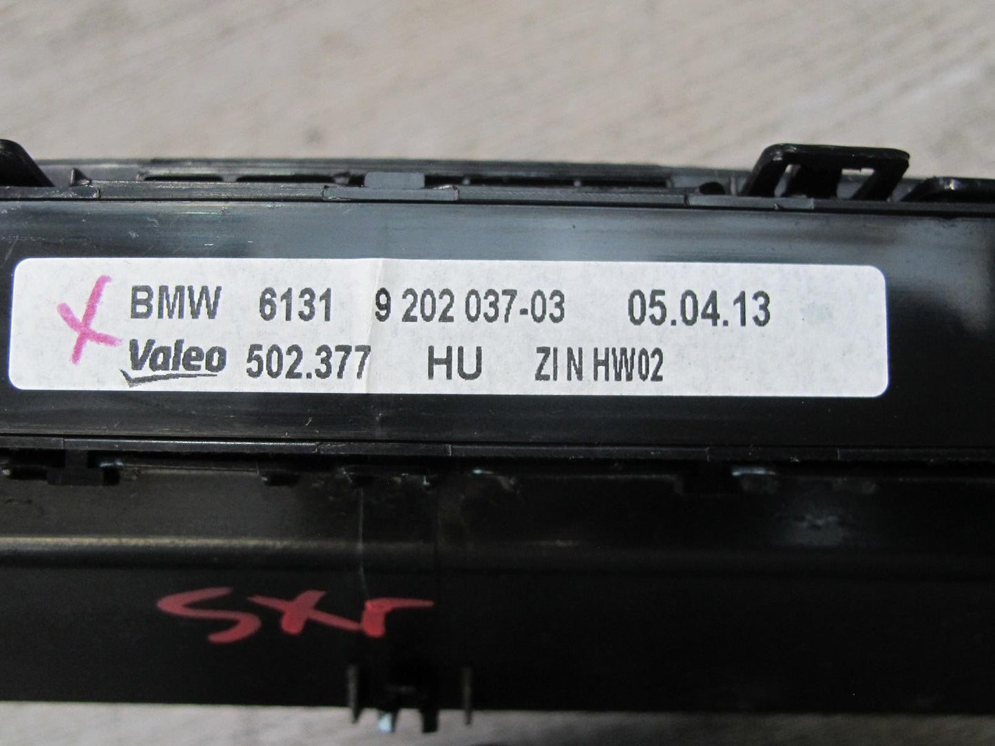 2010-2014 BMW E71 E72 X6 X6M A/C Heater Climate Control Radio PDC Switch Panel
