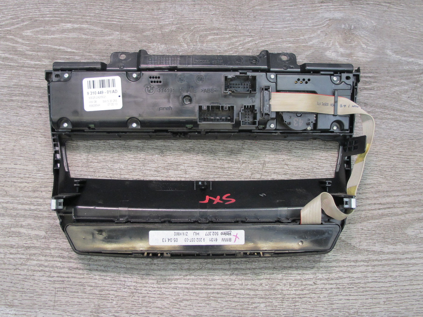 2010-2014 BMW E71 E72 X6 X6M A/C Heater Climate Control Radio PDC Switch Panel