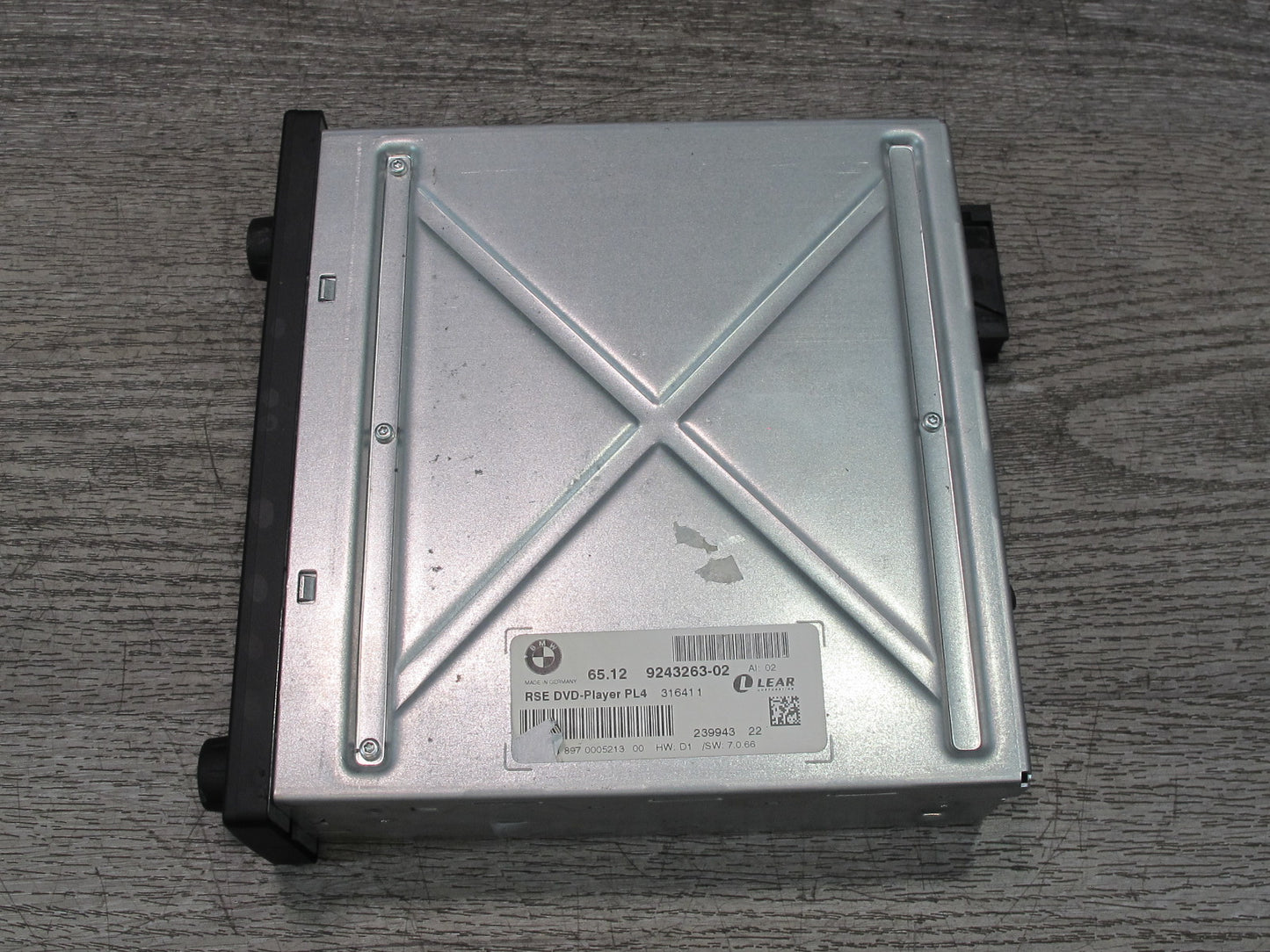 2010-2014 BMW E71 E72 X6 X6M Rear Entertainment Multimedia DVD Player 9243263