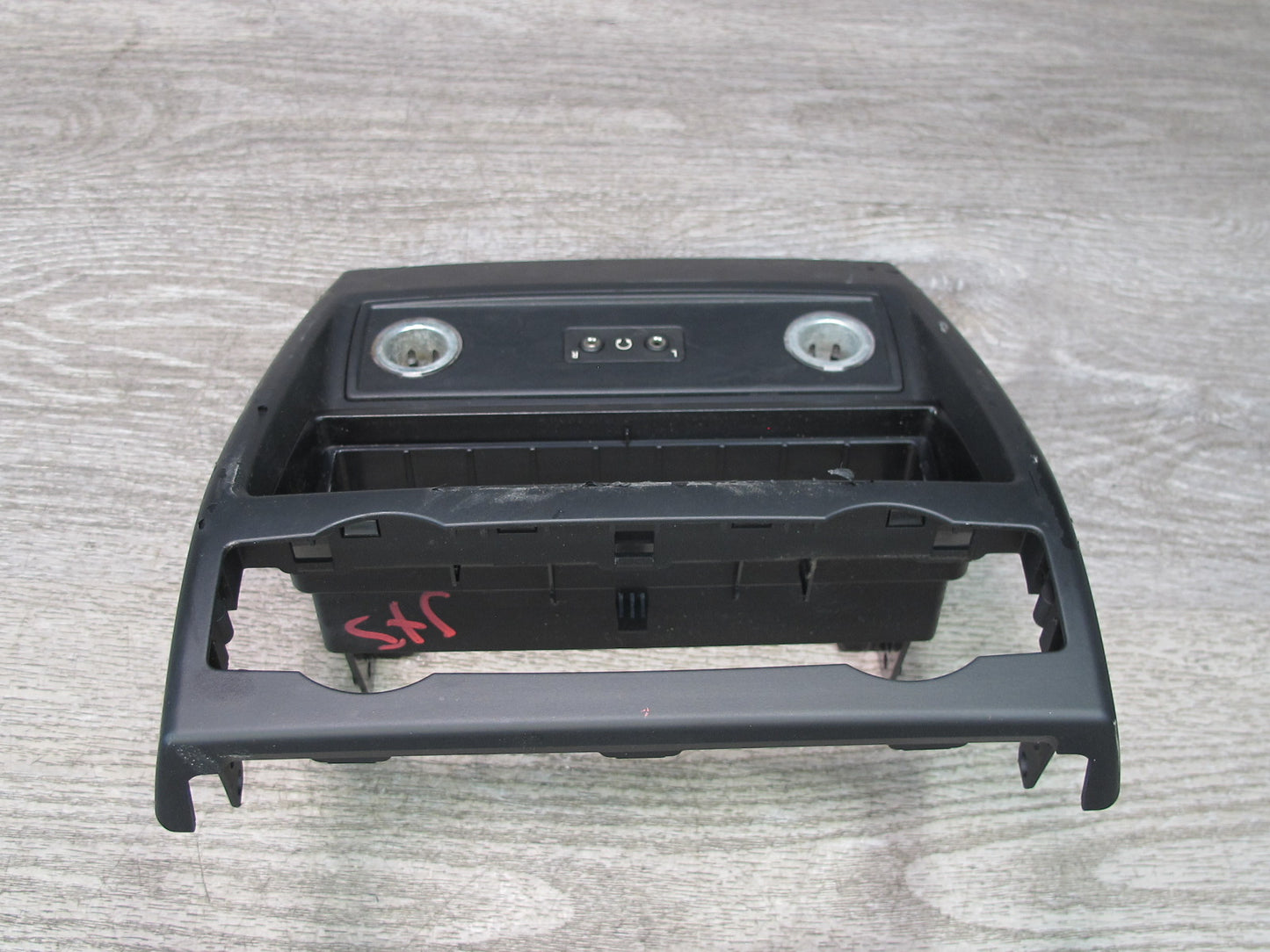 2008-2014 BMW X6 E71 E72 Rear Center Console Trim Panel Power Outlet Headphones