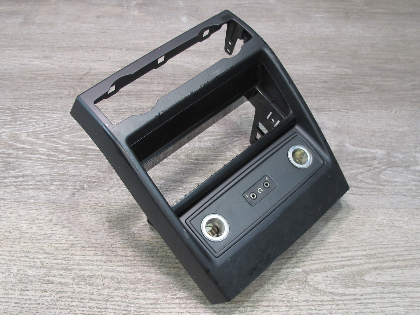 2008-2014 BMW X6 E71 E72 Rear Center Console Trim Panel Power Outlet Headphones