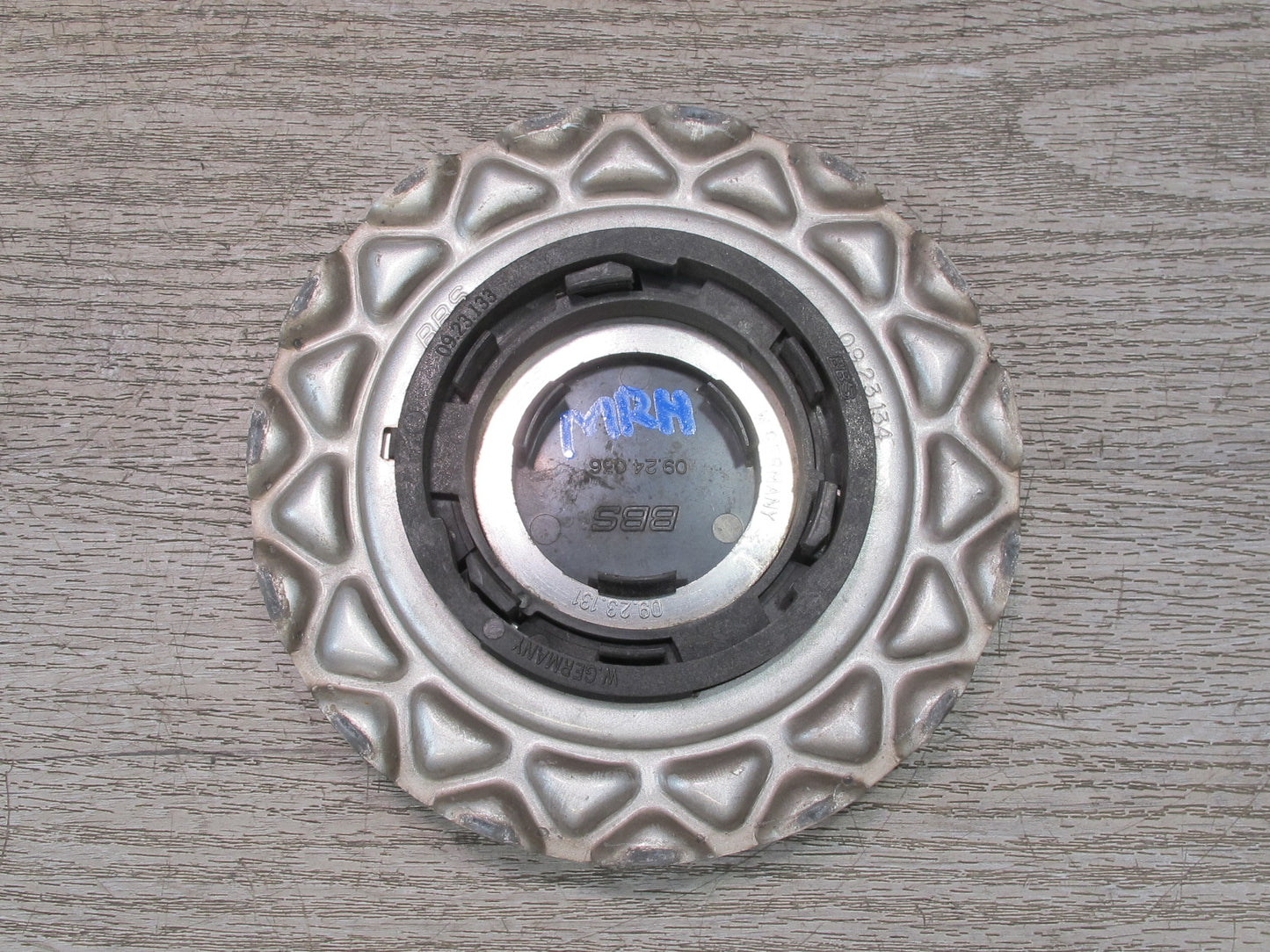 86-91 Mazda FC3S RX7 Set of 4 Factory BBS Wheel Hub Center Cap Cover w Tool OEM