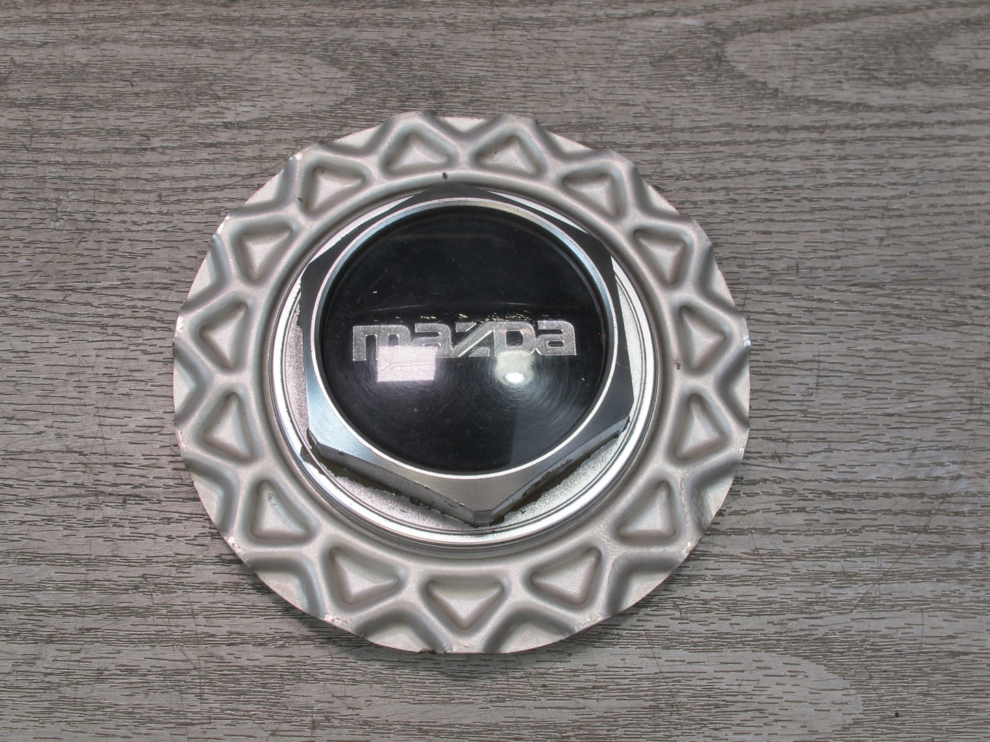 86-91 Mazda FC3S RX7 Set of 4 Factory BBS Wheel Hub Center Cap Cover w Tool OEM