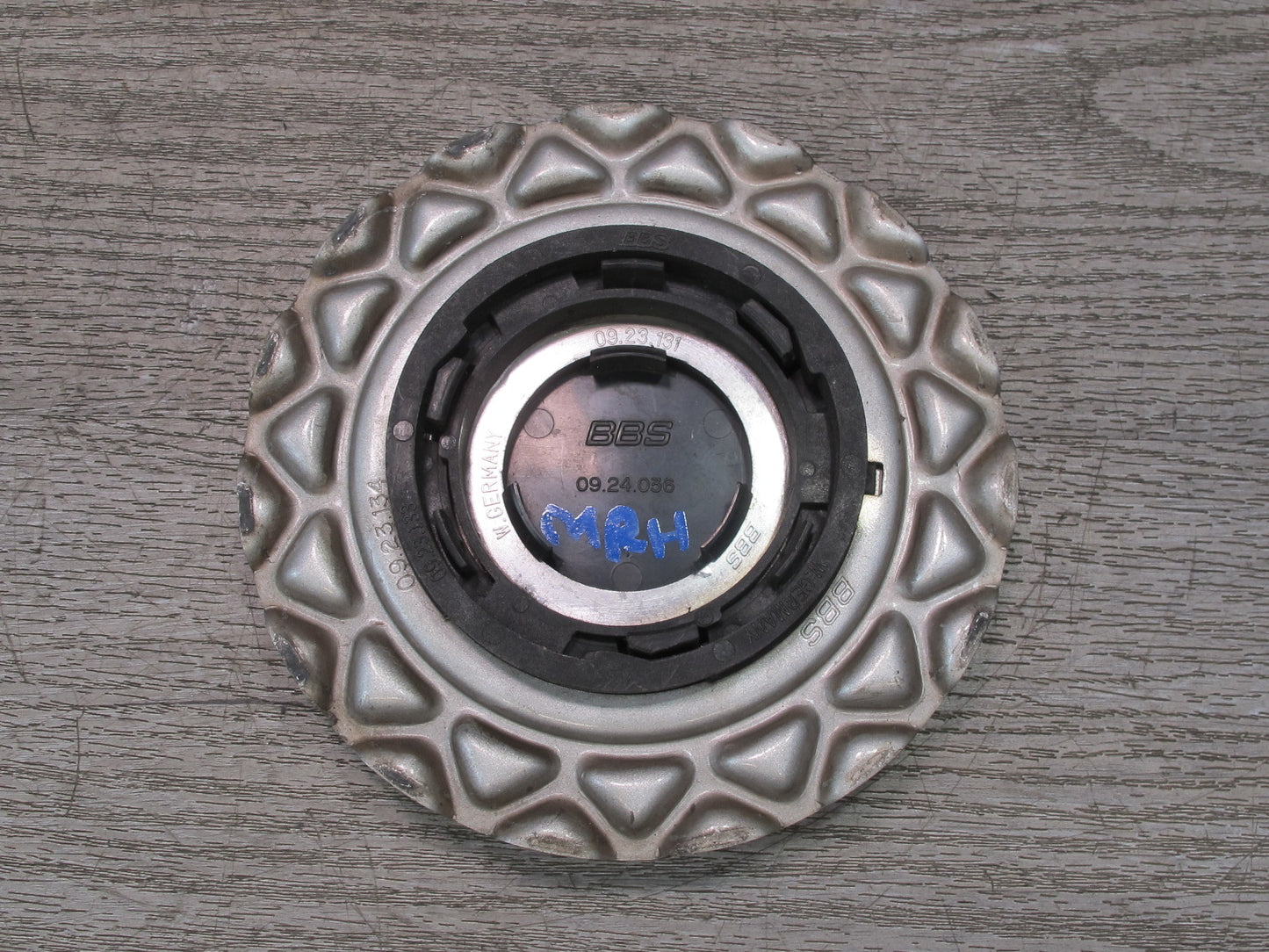 86-91 Mazda FC3S RX7 Set of 4 Factory BBS Wheel Hub Center Cap Cover w Tool OEM
