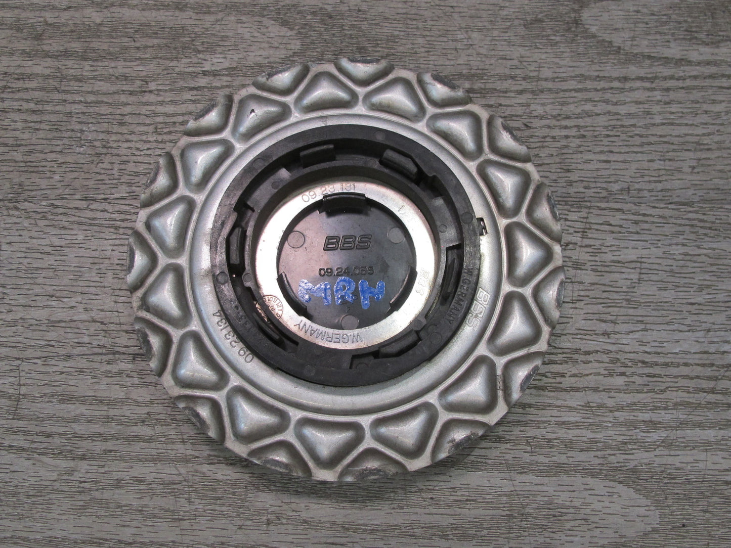 86-91 Mazda FC3S RX7 Set of 4 Factory BBS Wheel Hub Center Cap Cover w Tool OEM