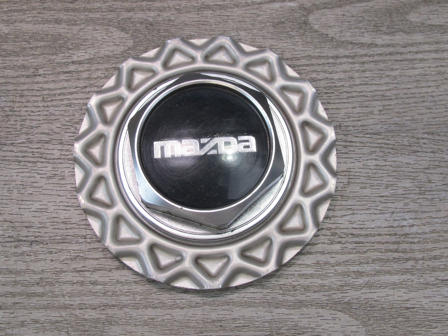 86-91 Mazda FC3S RX7 Set of 4 Factory BBS Wheel Hub Center Cap Cover w Tool OEM