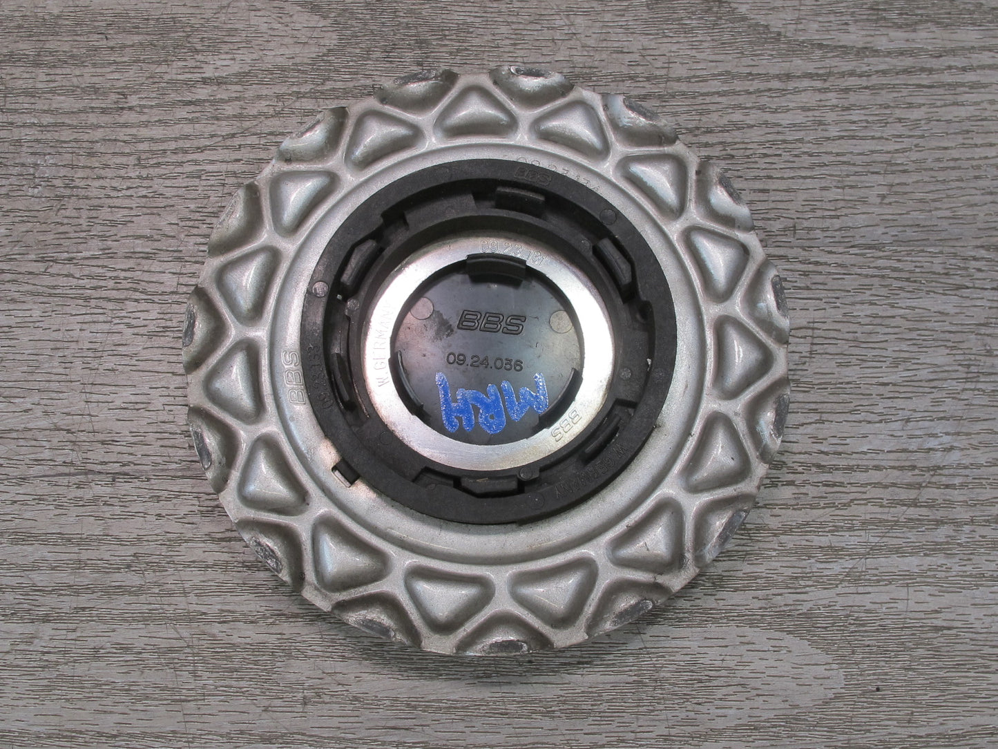 86-91 Mazda FC3S RX7 Set of 4 Factory BBS Wheel Hub Center Cap Cover w Tool OEM