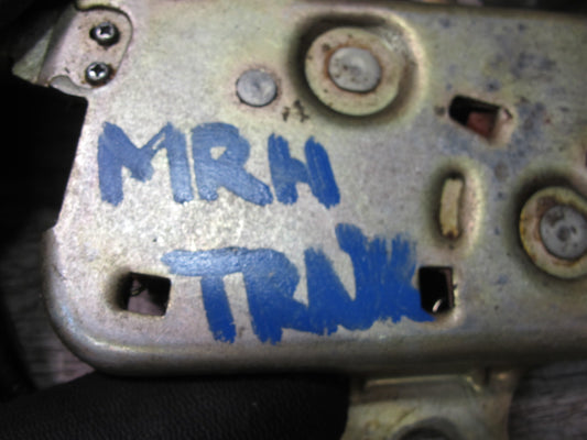 88-91 Mazda RX7 Convertible Rear Trunk Lid Lock Latch Actuator Striker Set OEM