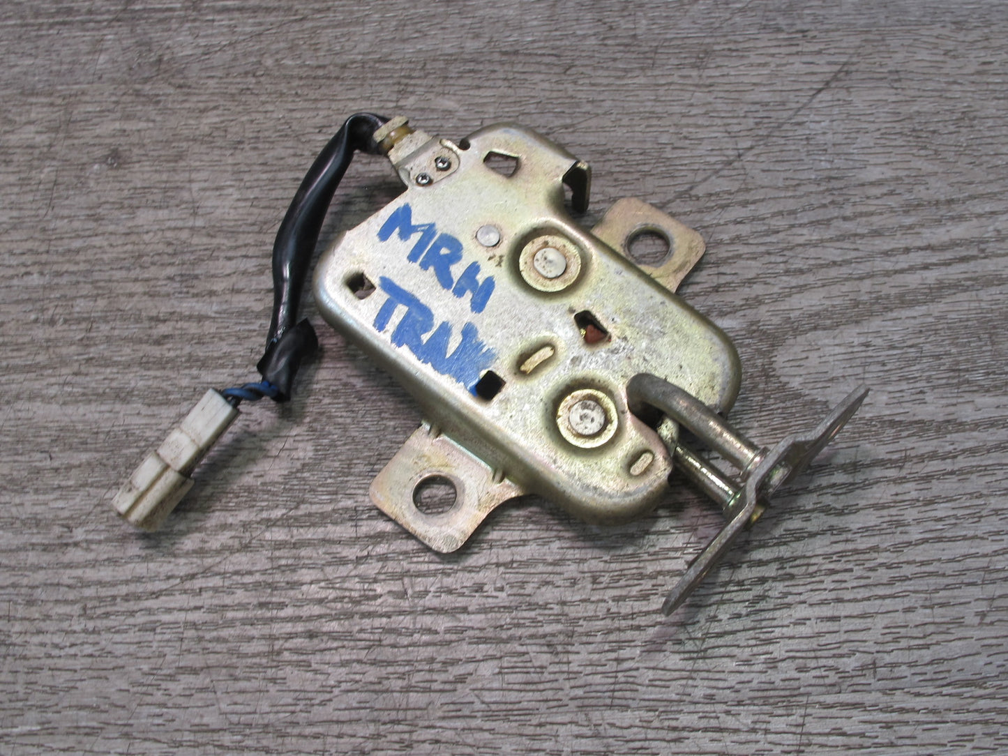 88-91 Mazda RX7 Convertible Rear Trunk Lid Lock Latch Actuator Striker Set OEM