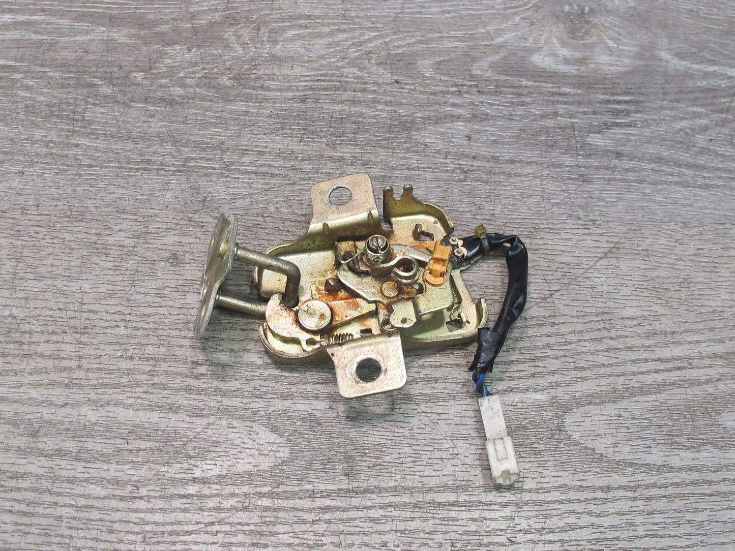 88-91 Mazda RX7 Convertible Rear Trunk Lid Lock Latch Actuator Striker Set OEM