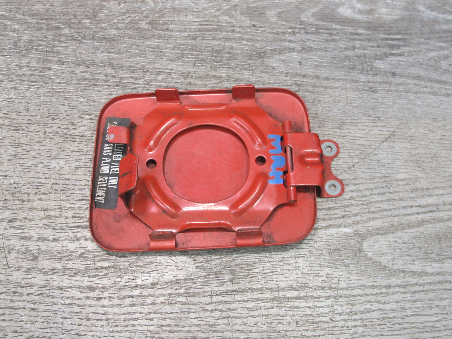 86-91 Mazda RX7 FC3S Fuel Tank Filler Door Lid Cover Panel Sunrise RED OEM