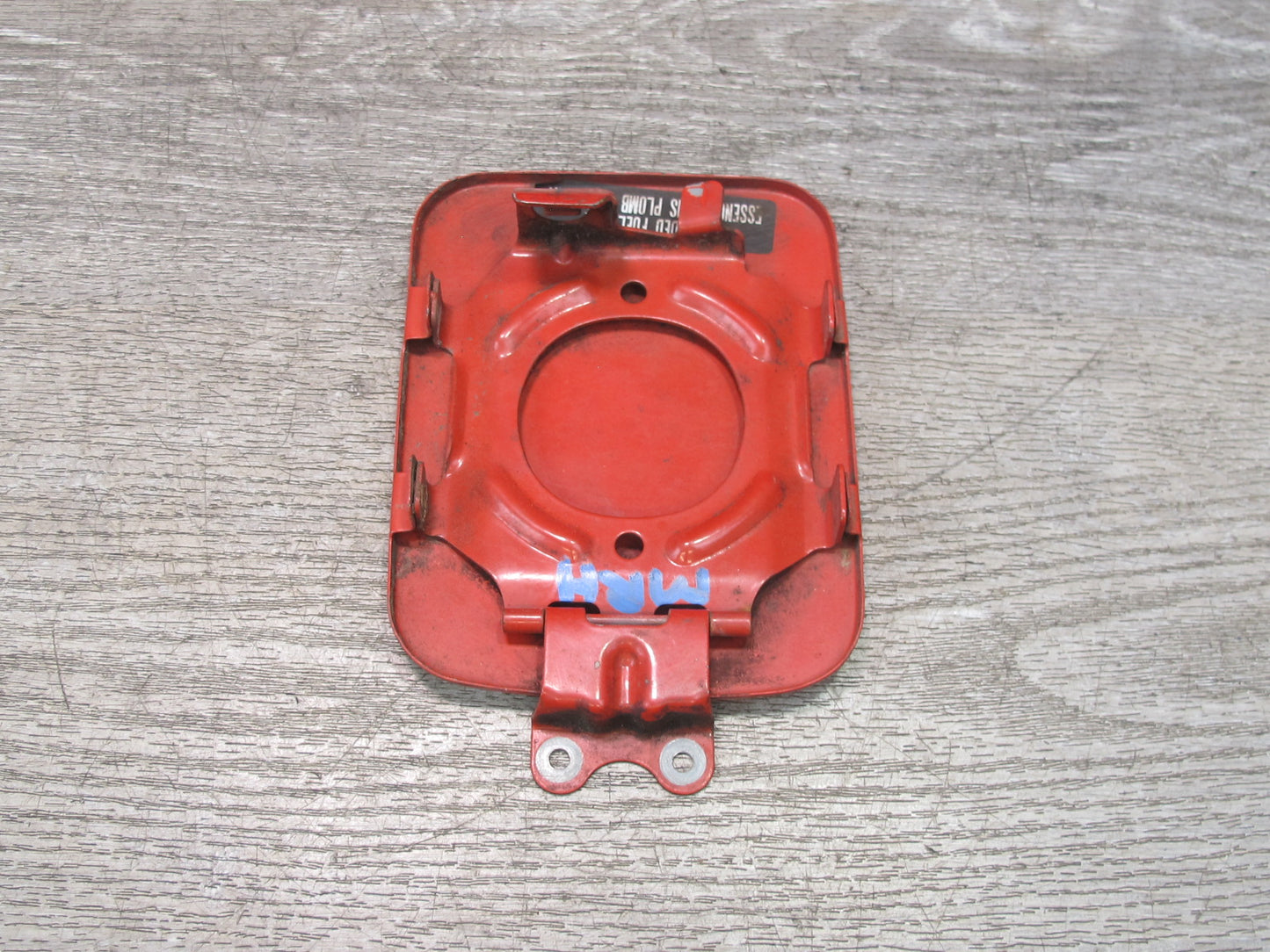 86-91 Mazda RX7 FC3S Fuel Tank Filler Door Lid Cover Panel Sunrise RED OEM