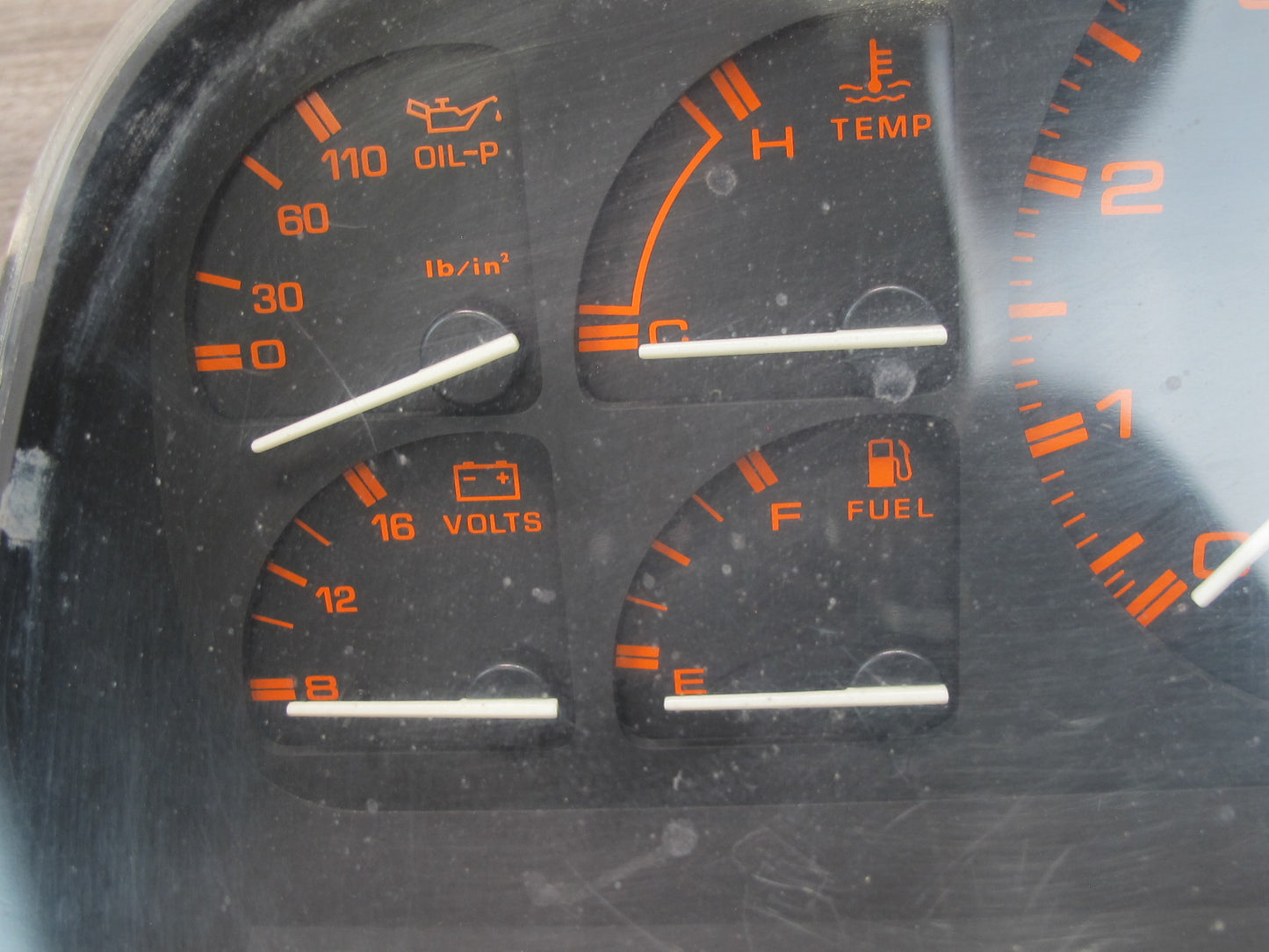 86-88 Mazda RX7 FC3S M/T NON Turbo Instrument Cluster Gauge Speedometer OEM