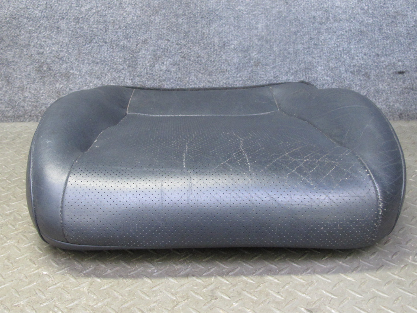 03-05 Toyota MR2 Spyder Front Left Driver Seat Lower Leather Cushion Black OEM