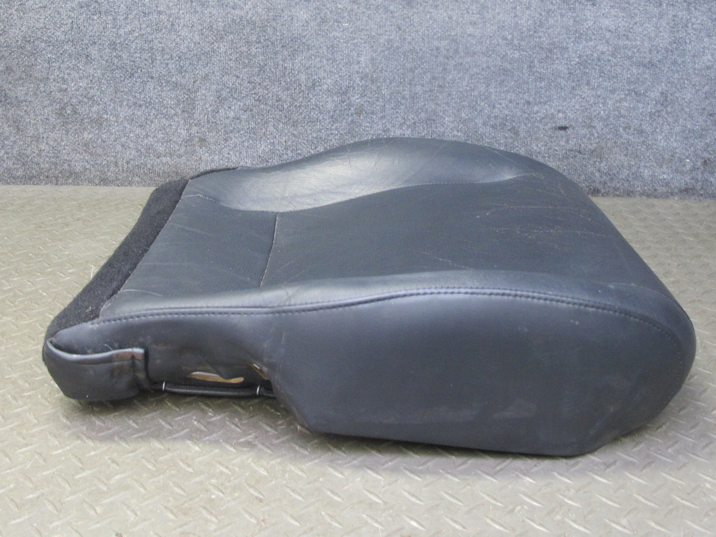 03-05 Toyota MR2 Spyder Front Left Driver Seat Lower Leather Cushion Black OEM