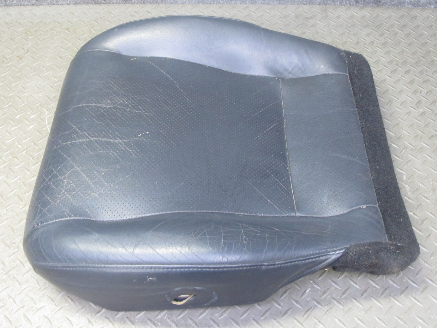 03-05 Toyota MR2 Spyder Front Left Driver Seat Lower Leather Cushion Black OEM