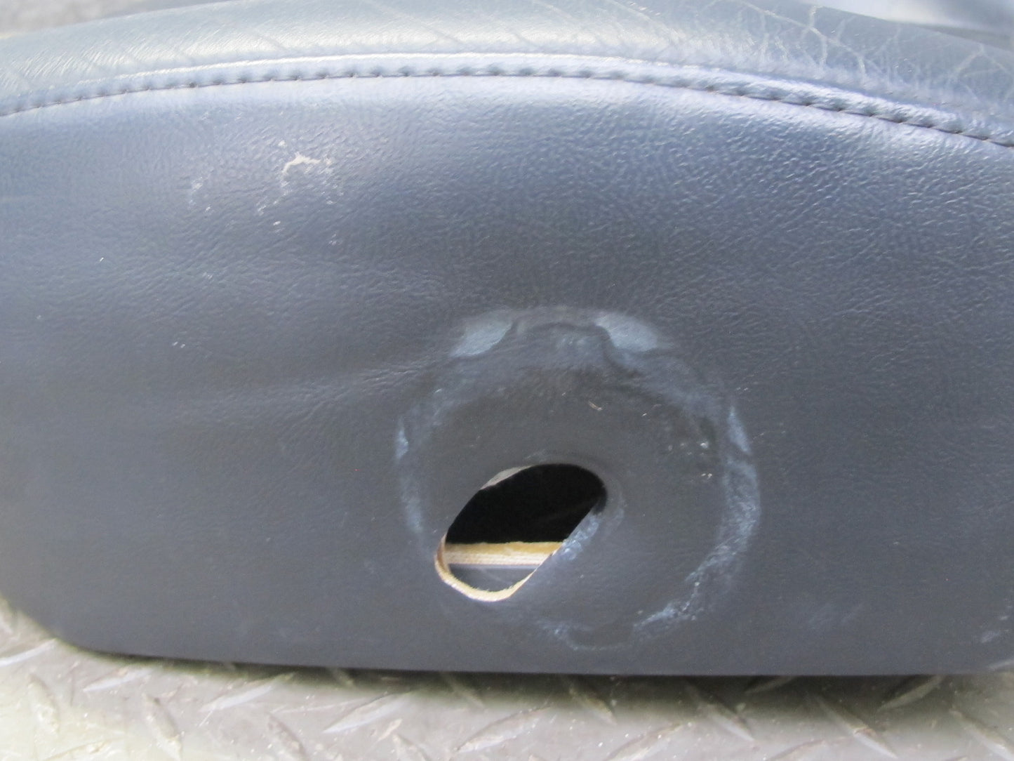 03-05 Toyota MR2 Spyder Front Left Driver Seat Lower Leather Cushion Black OEM