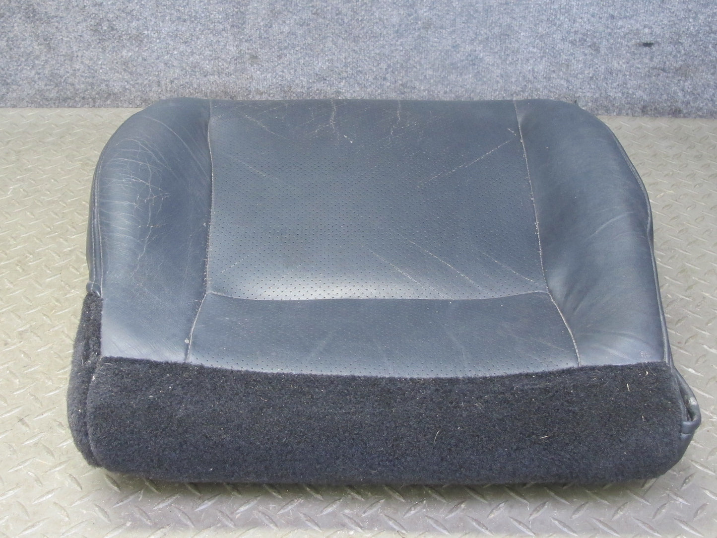 03-05 Toyota MR2 Spyder Front Left Driver Seat Lower Leather Cushion Black OEM