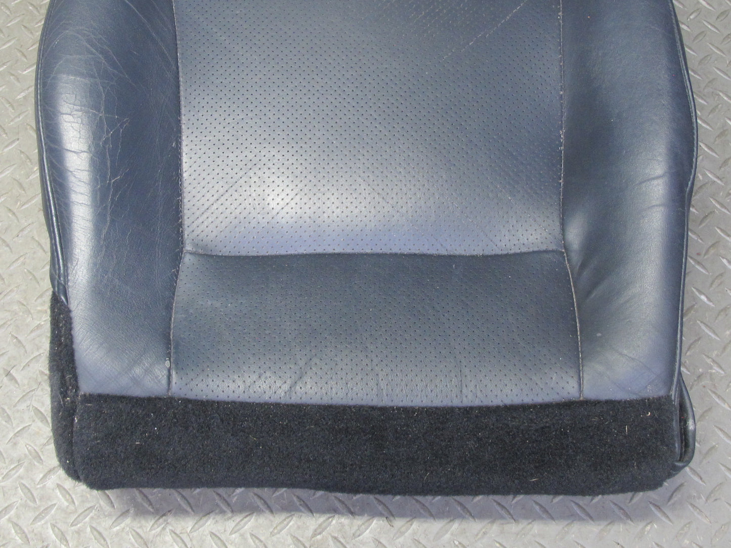 03-05 Toyota MR2 Spyder Front Left Driver Seat Lower Leather Cushion Black OEM