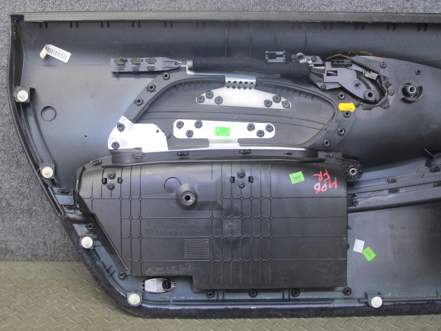 2000-2002 Porsche Boxster 986 Left & Right Side Interior Door Panel Black Set