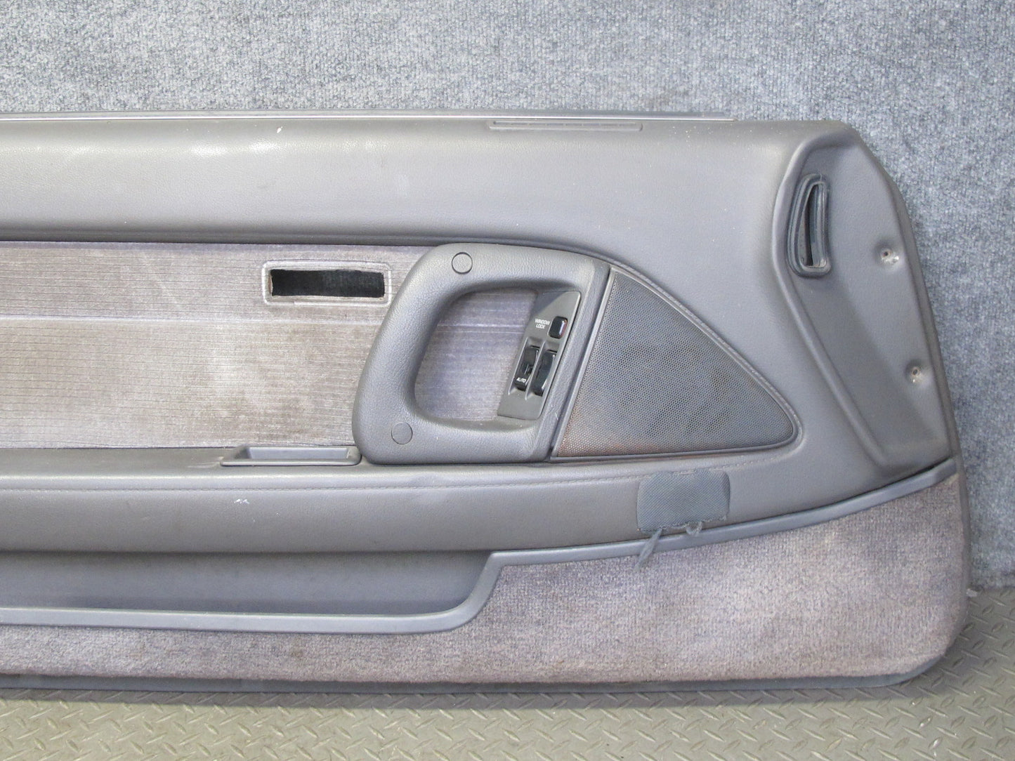 86-90 Toyota Supra MA70L Set of 2 Door Interior Trim Cover Panel Gray OEM