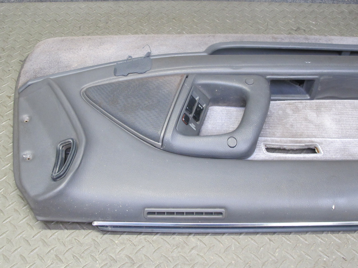 86-90 Toyota Supra MA70L Set of 2 Door Interior Trim Cover Panel Gray OEM