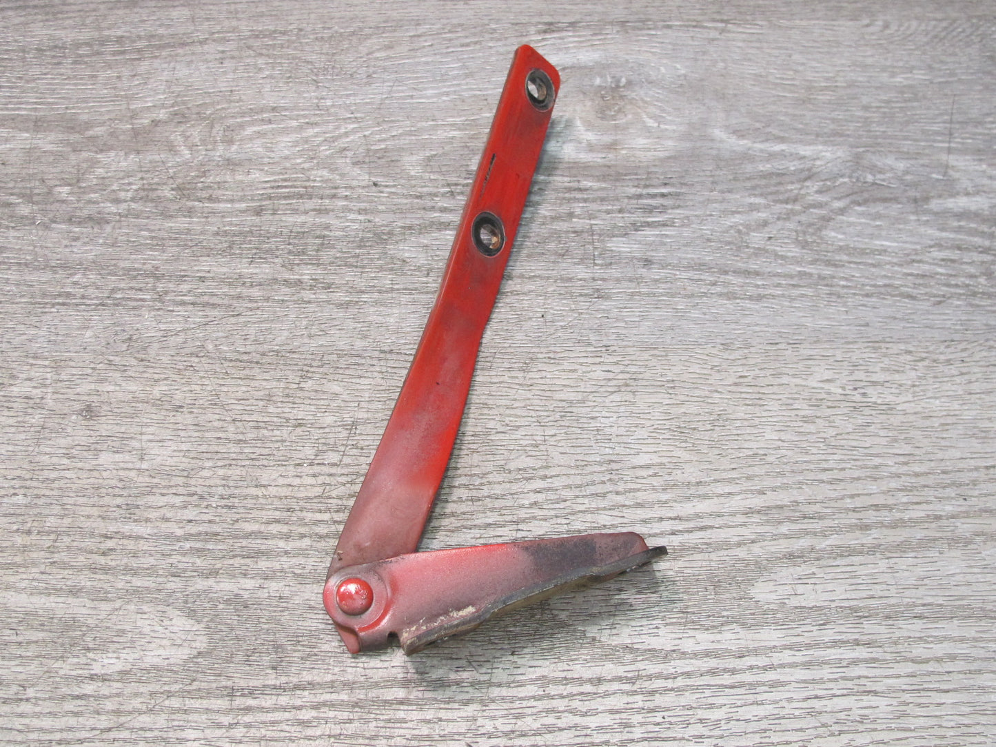 86-91 Mazda RX7 FC3S Set of 2 Front Left & Right Hood Hinge Sunrise RED OEM