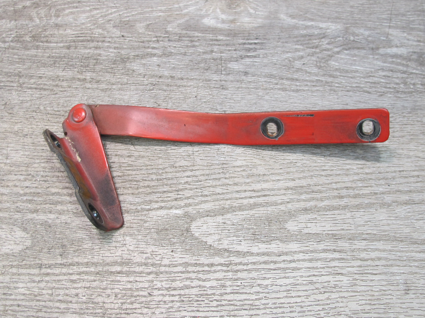 86-91 Mazda RX7 FC3S Set of 2 Front Left & Right Hood Hinge Sunrise RED OEM
