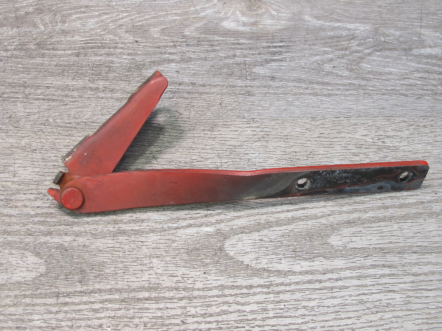 86-91 Mazda RX7 FC3S Set of 2 Front Left & Right Hood Hinge Sunrise RED OEM