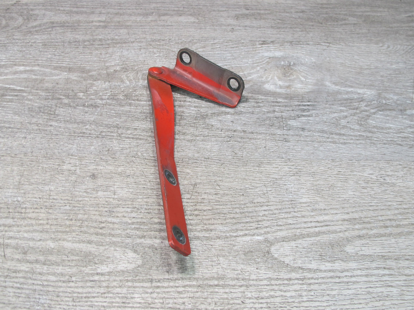 86-91 Mazda RX7 FC3S Set of 2 Front Left & Right Hood Hinge Sunrise RED OEM