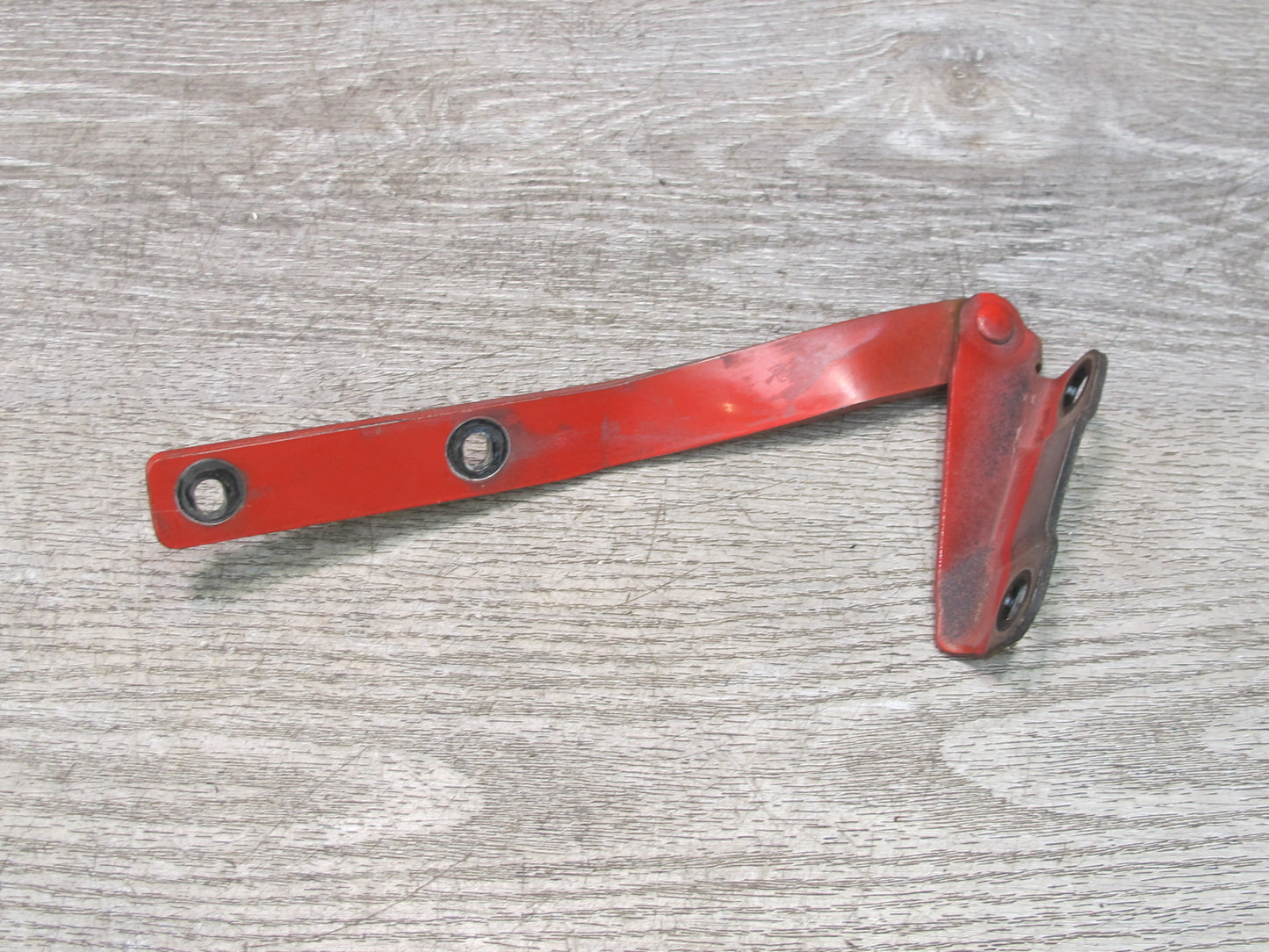 86-91 Mazda RX7 FC3S Set of 2 Front Left & Right Hood Hinge Sunrise RED OEM