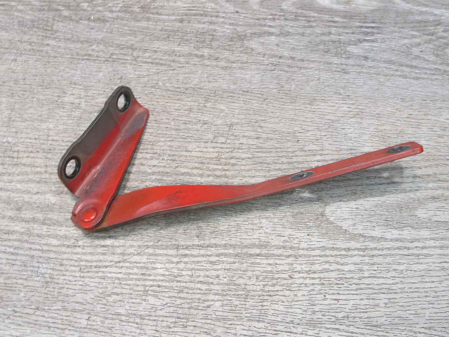 86-91 Mazda RX7 FC3S Set of 2 Front Left & Right Hood Hinge Sunrise RED OEM