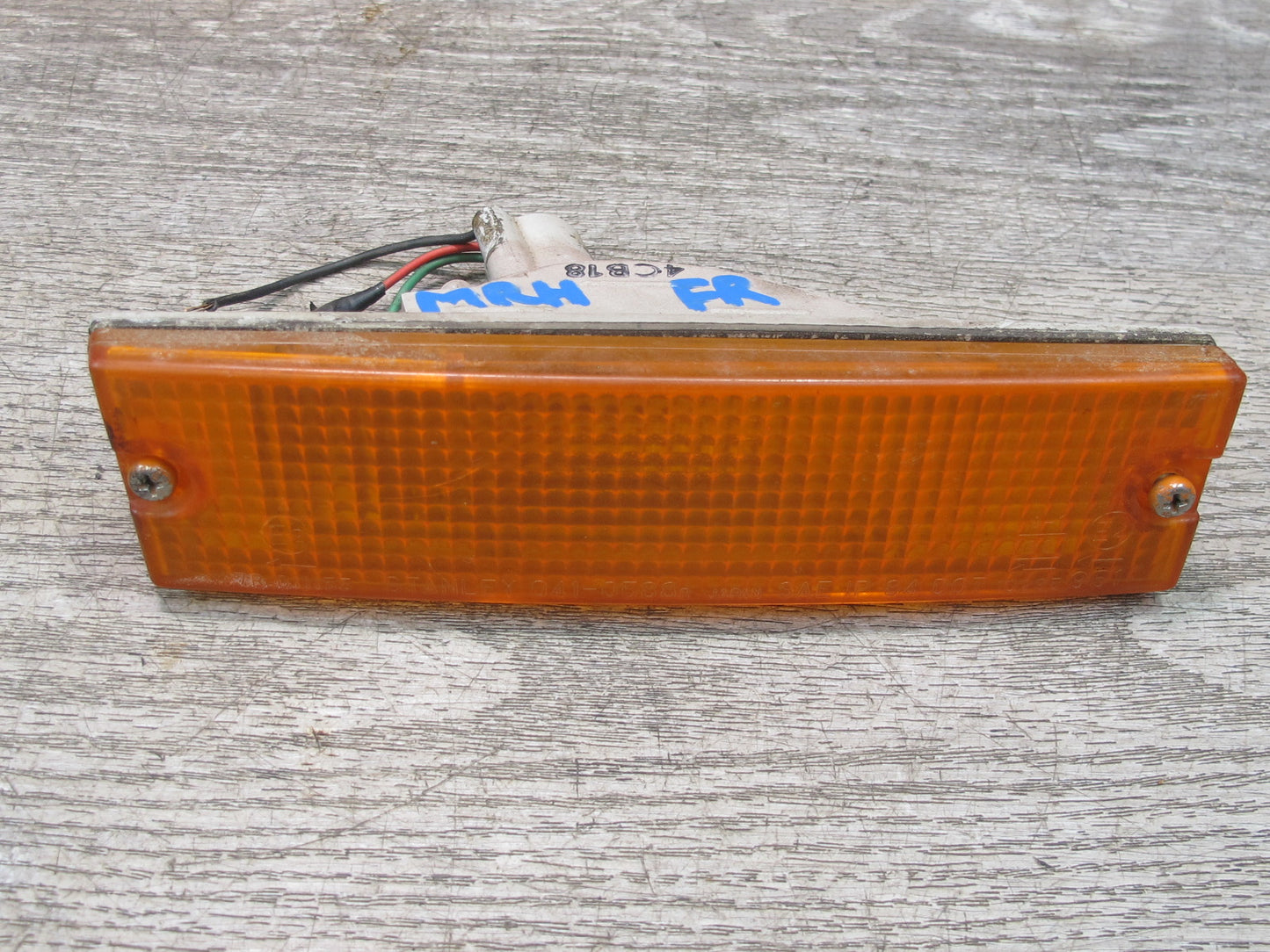 86-88 Mazda RX7 FC3S Set of 2 Front Bumper Left & Right Turn Signal Light OEM