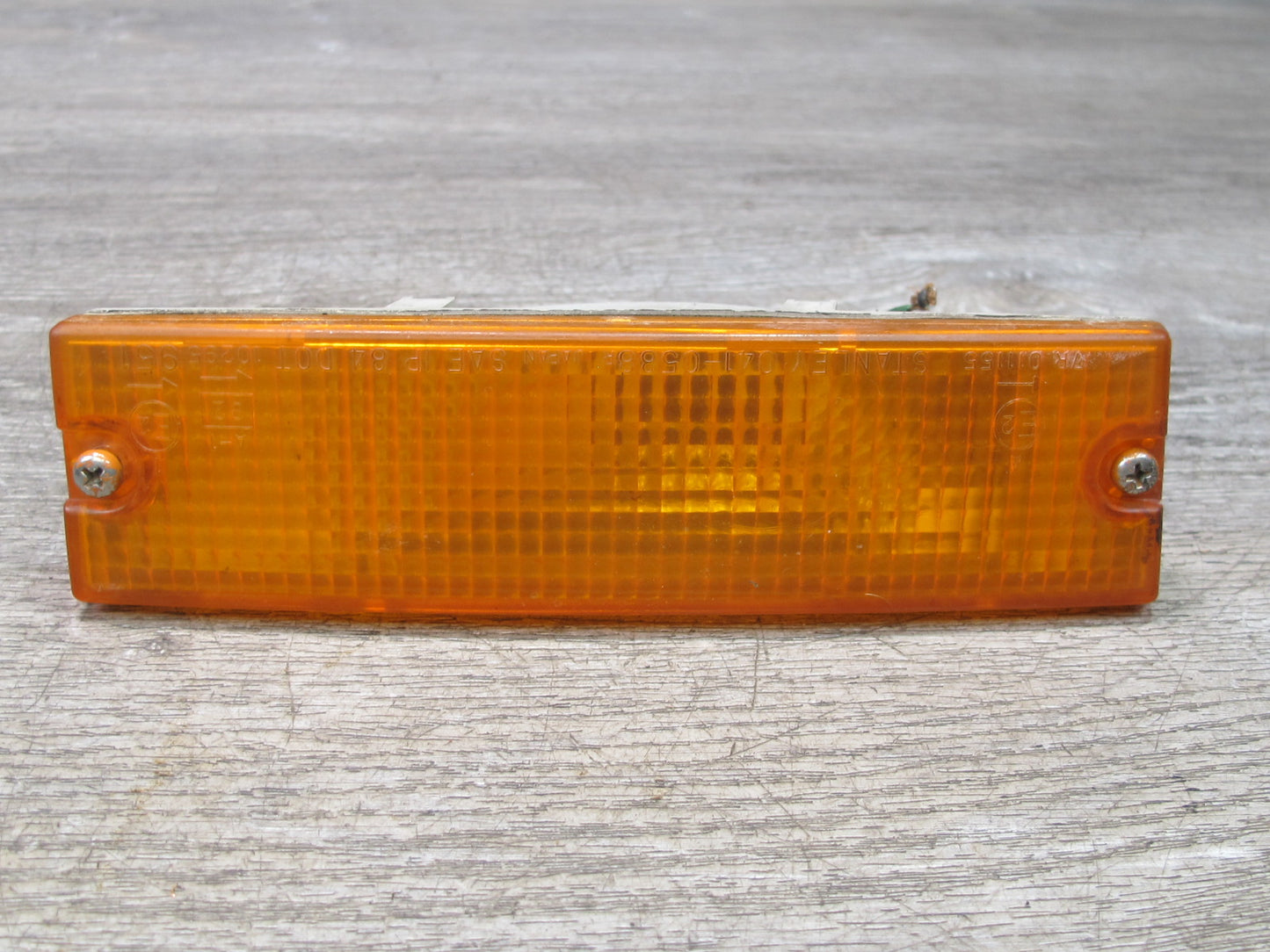 86-88 Mazda RX7 FC3S Set of 2 Front Bumper Left & Right Turn Signal Light OEM