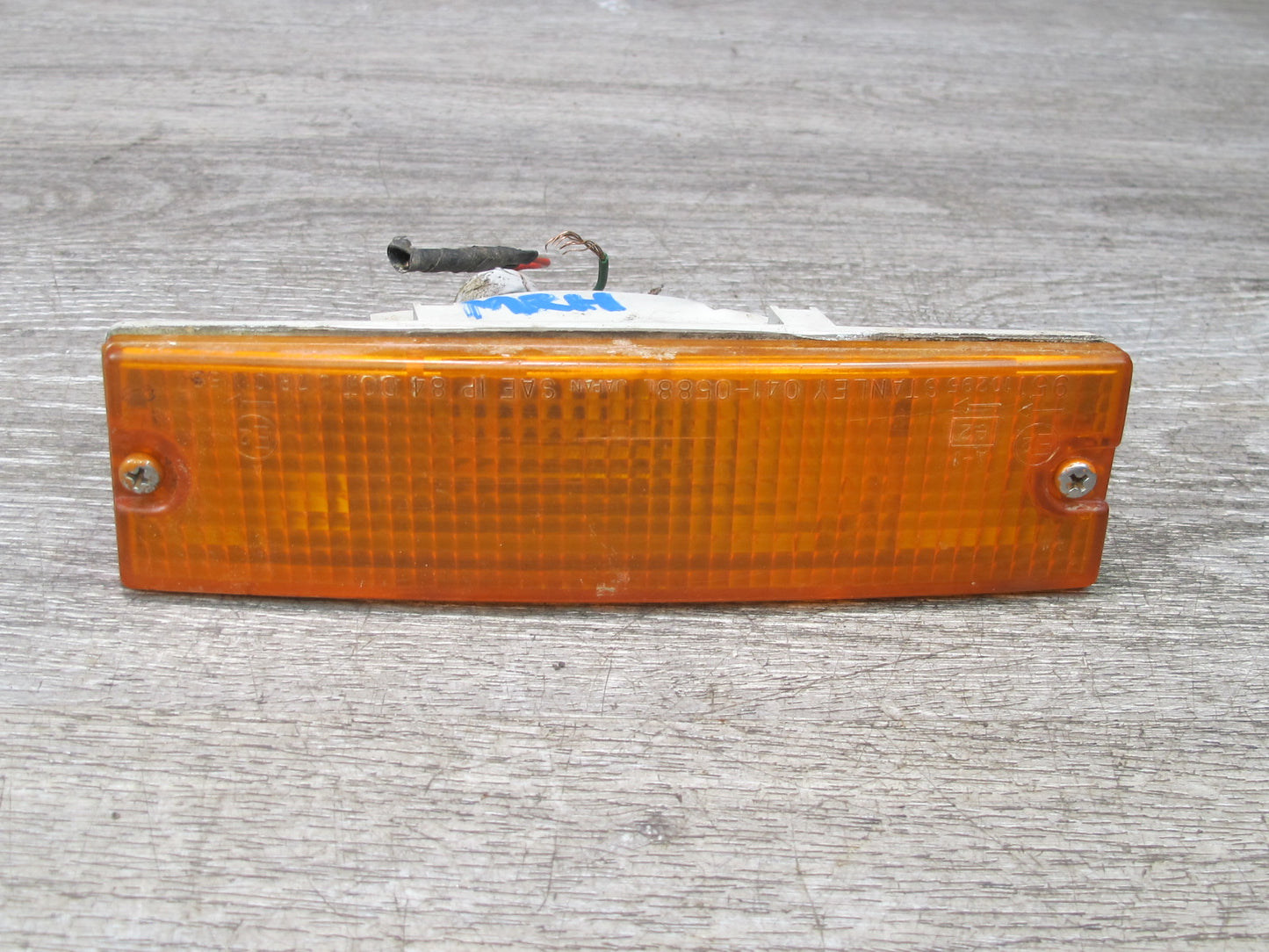 86-88 Mazda RX7 FC3S Set of 2 Front Bumper Left & Right Turn Signal Light OEM